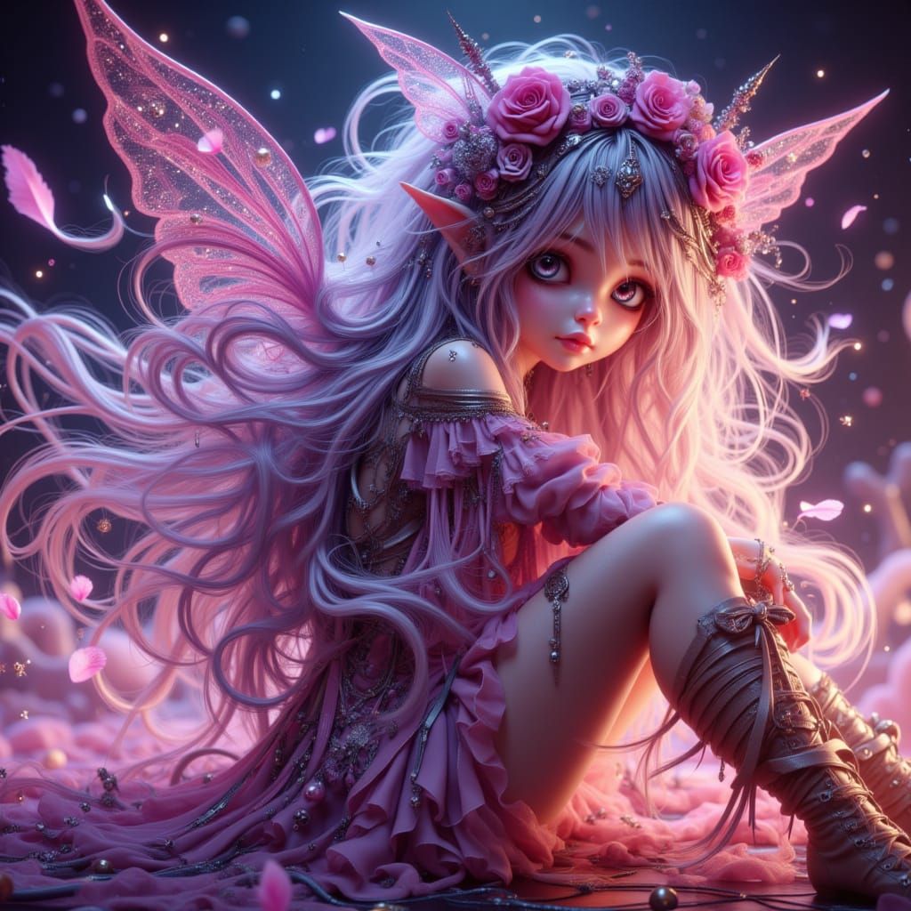 Anime Concept Art of a Mystical Landscape