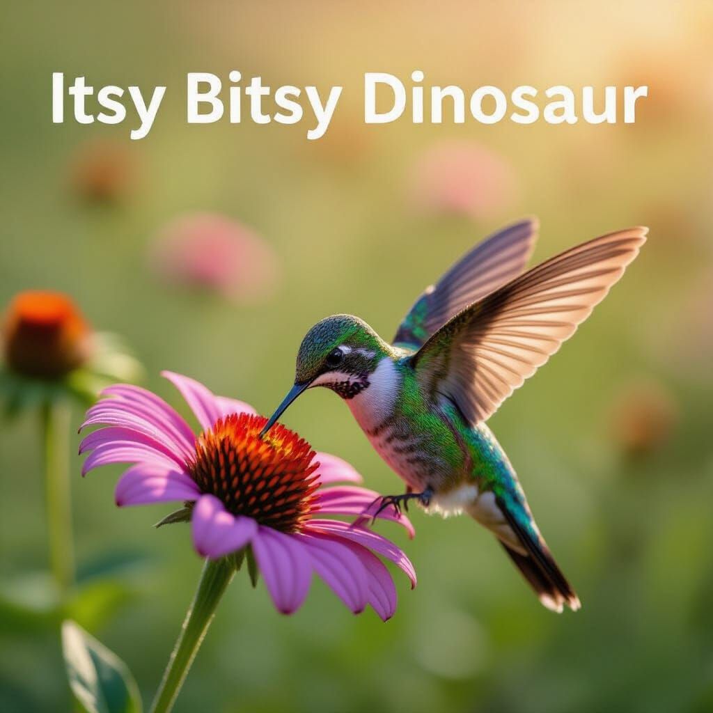 Dazzling Hummingbird Sips Nectar in Rural Kyushu