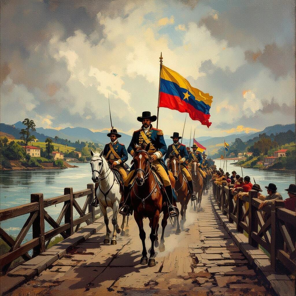 Ejército Libertador at Boyacá Bridge in Epic Style
