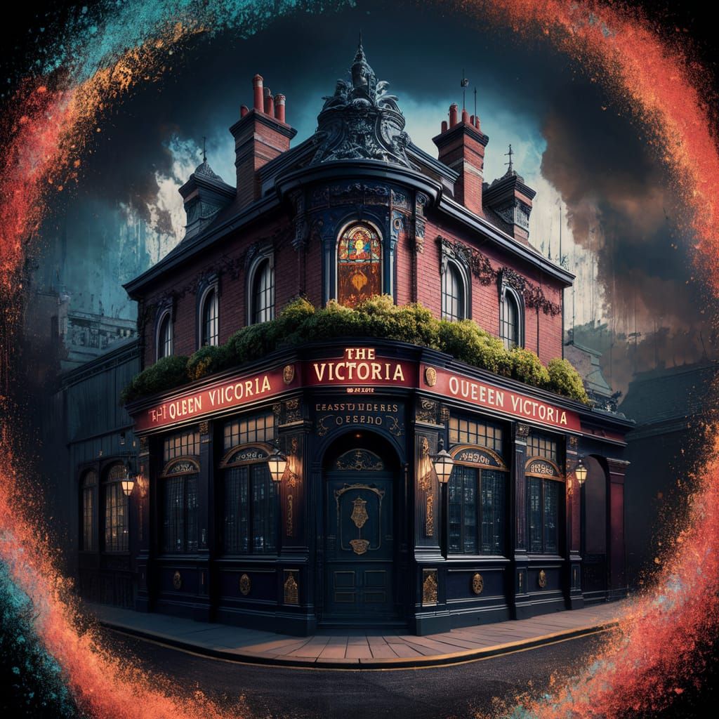 My version of The Queen Victoria public house as made famous...