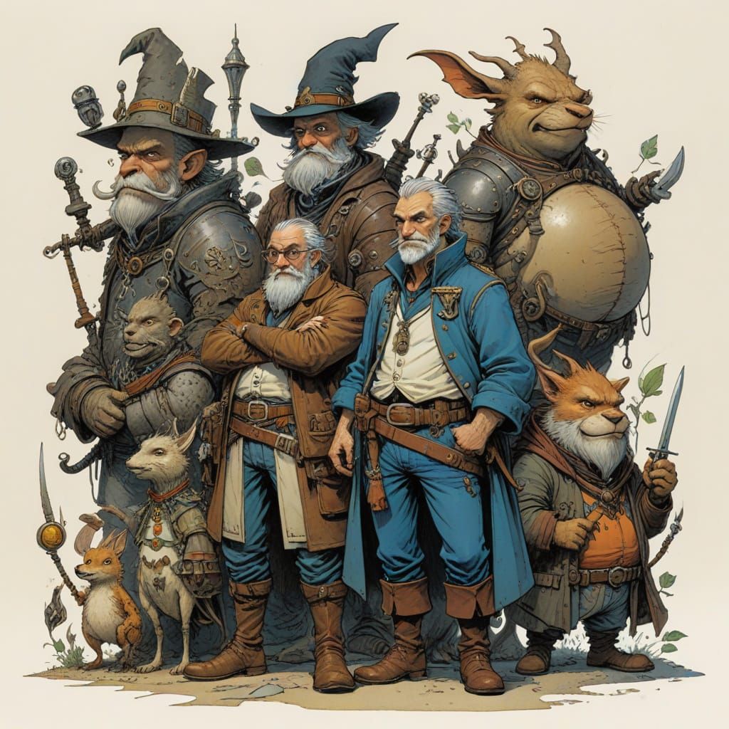 What a group of unsavoury characters!