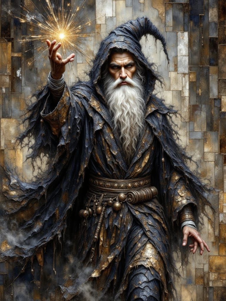 Wizard Battles Voldemort's Followers in Hogwarts