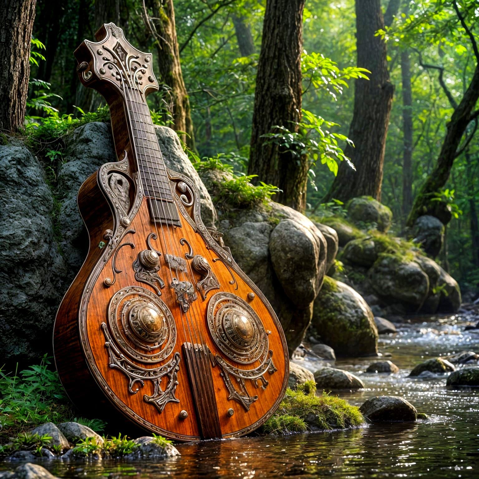 An ancient musical instrument.