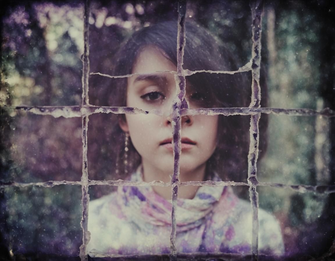 Tears Drip: A Shadowy Memory in Amethyst