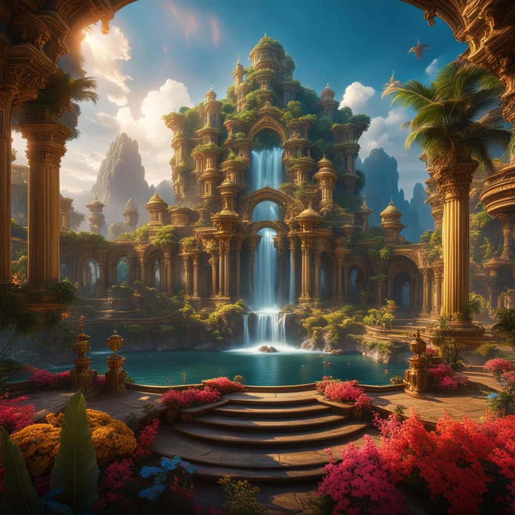 Angels Dancing in Paradise: A Divine Vision