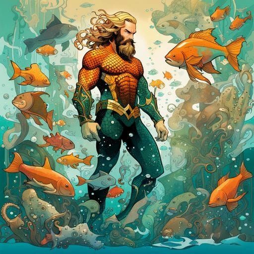 Aquaman Digital Rendering