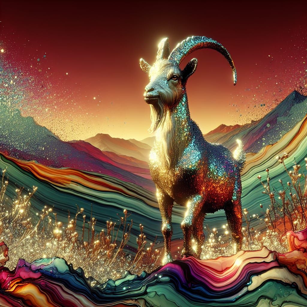 Holy Glittering Goats Batman!