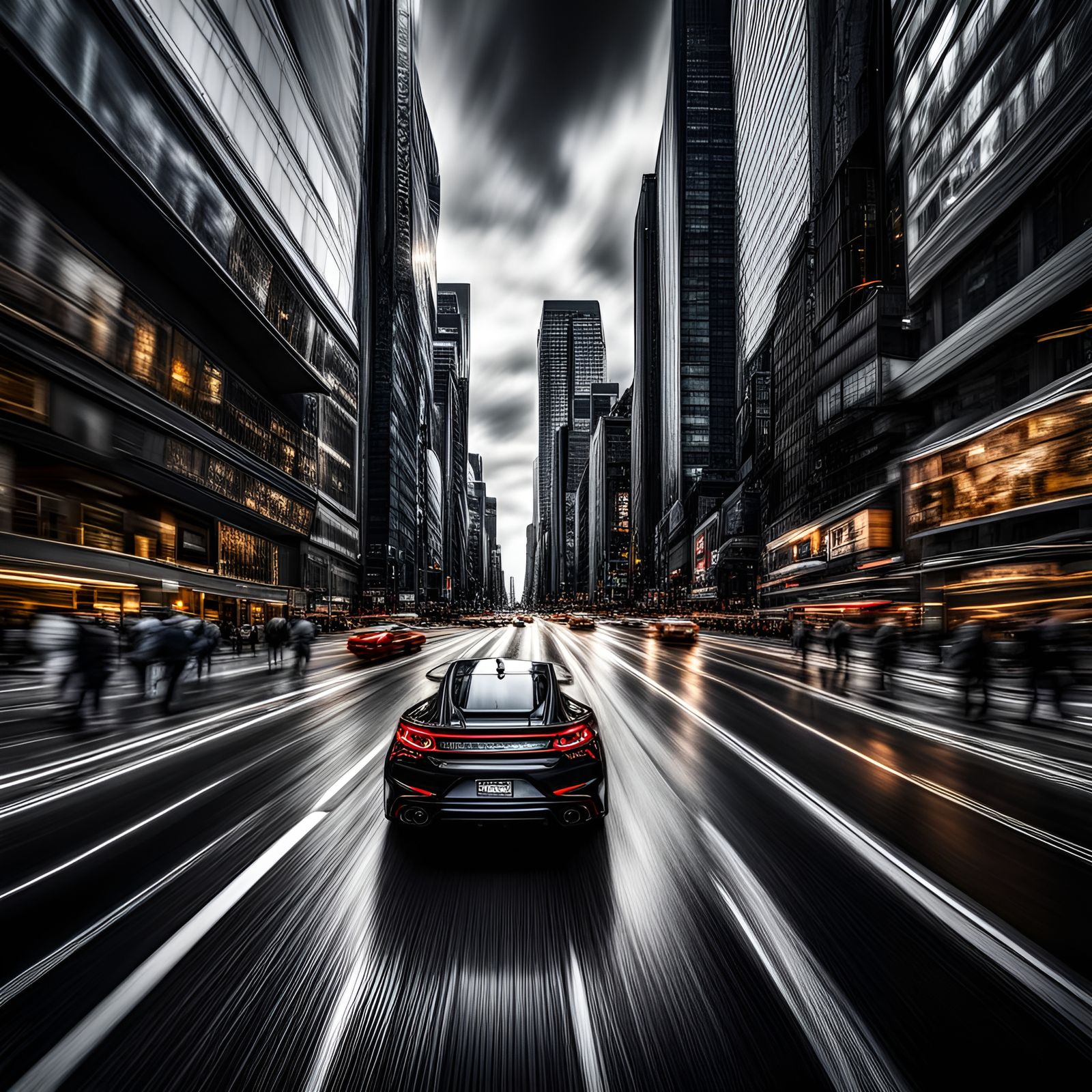 Hyperrealistic Life in the Fast Lane