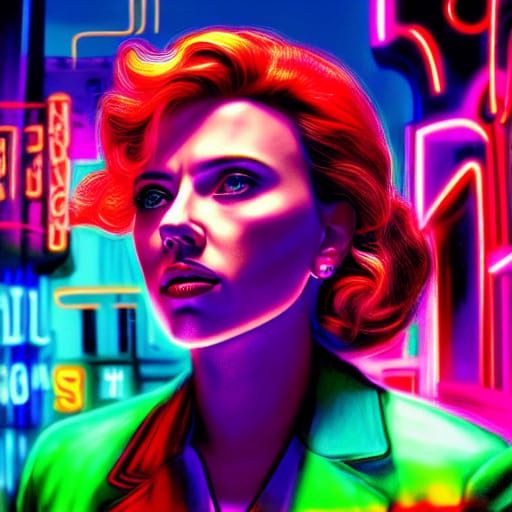 Scarlett Johansson as Lucy with Full Brainpower