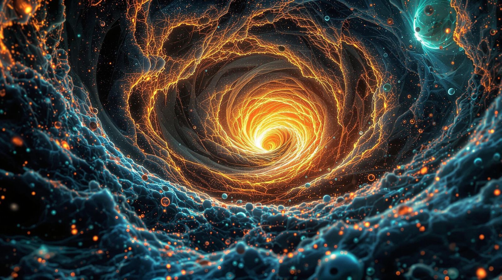 Mandelbrot Vortex in Quantum Chaos