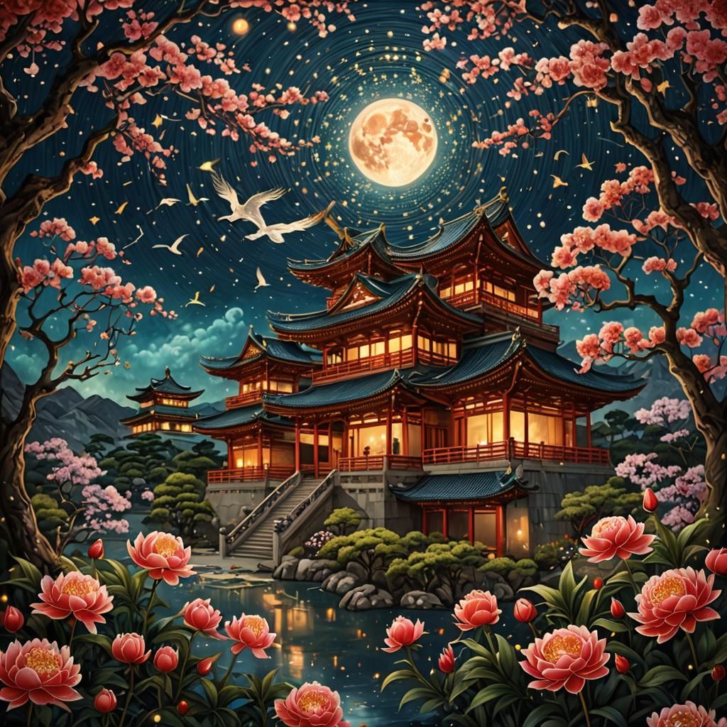 Gorgeous Asian castle