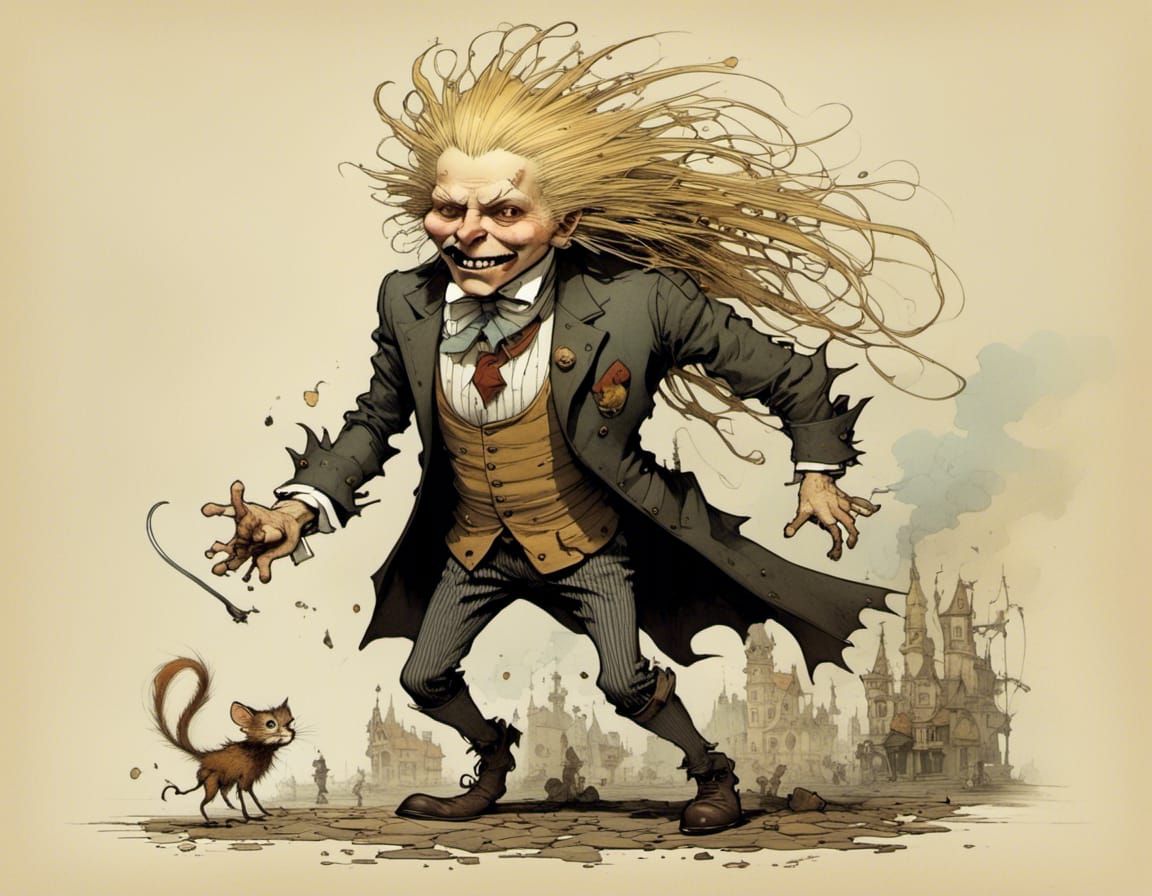 Struwwelpeter (shockheaded peter) all grown up