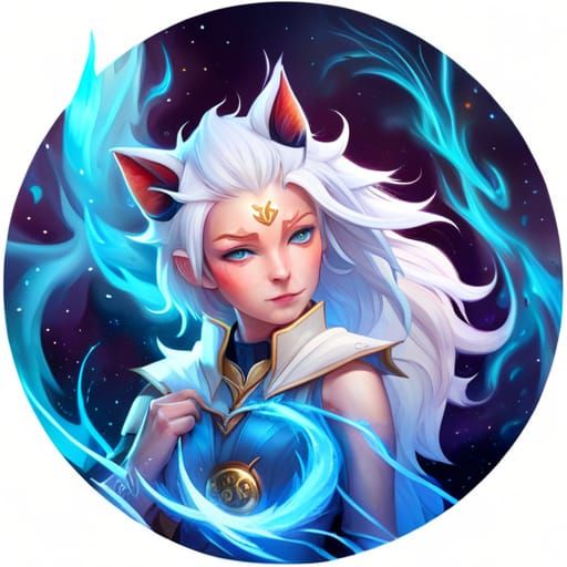 Detailed Portrait of a Magical Red Chibi Cat