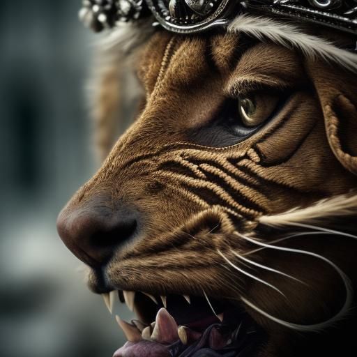 Hyperrealistic Portrait of King Von in Sharp Focus