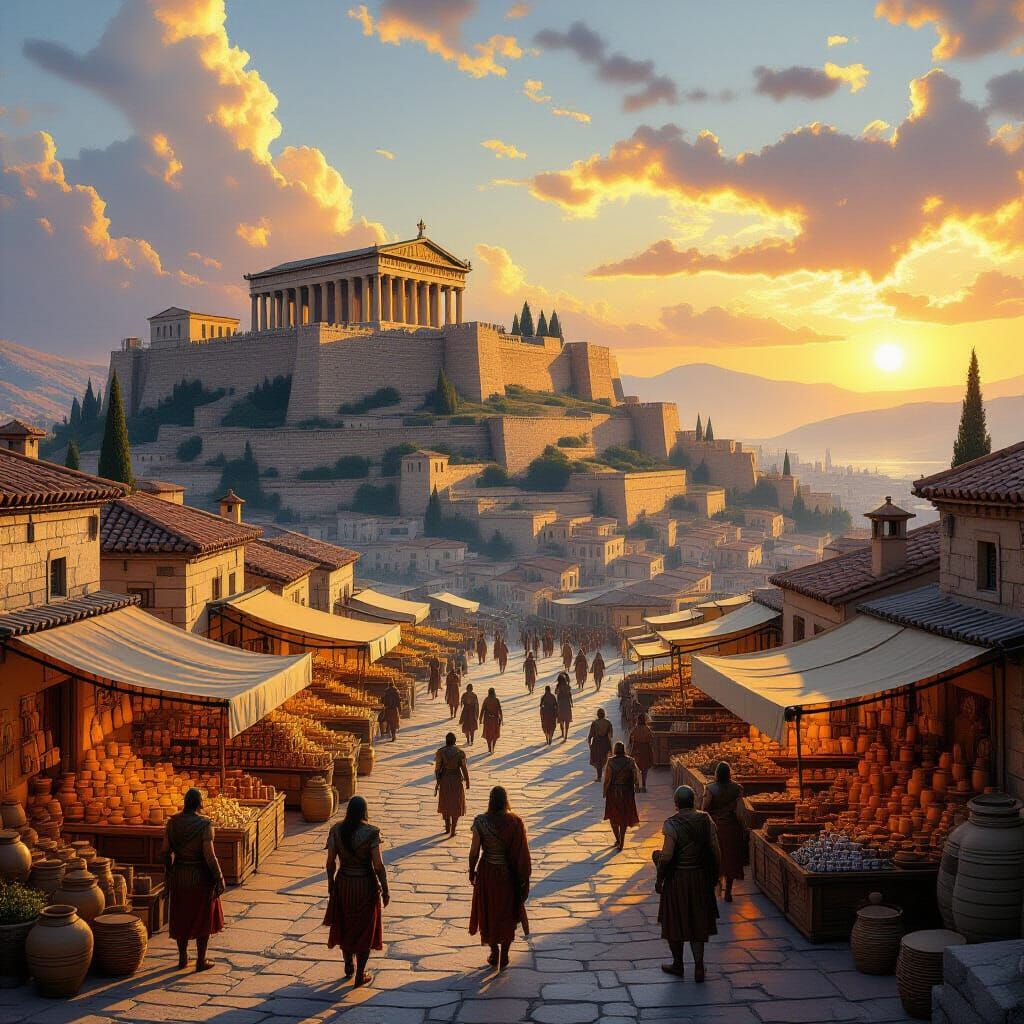 Troy at Dawn: A Glimpse of Aegean Splendor