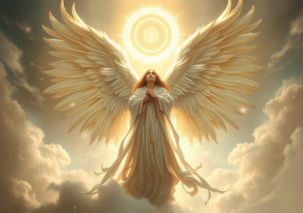 Majestic Seraphim in Ethereal Light