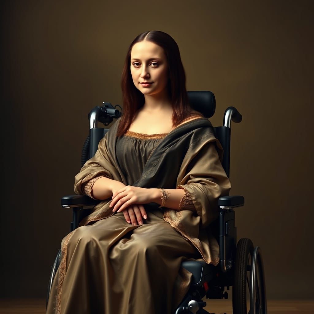 Mona Lisa in Modern Luxury