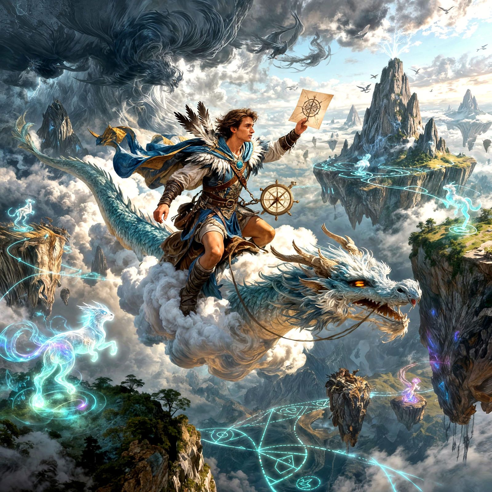 Magical Skycourier with Spectral Mount