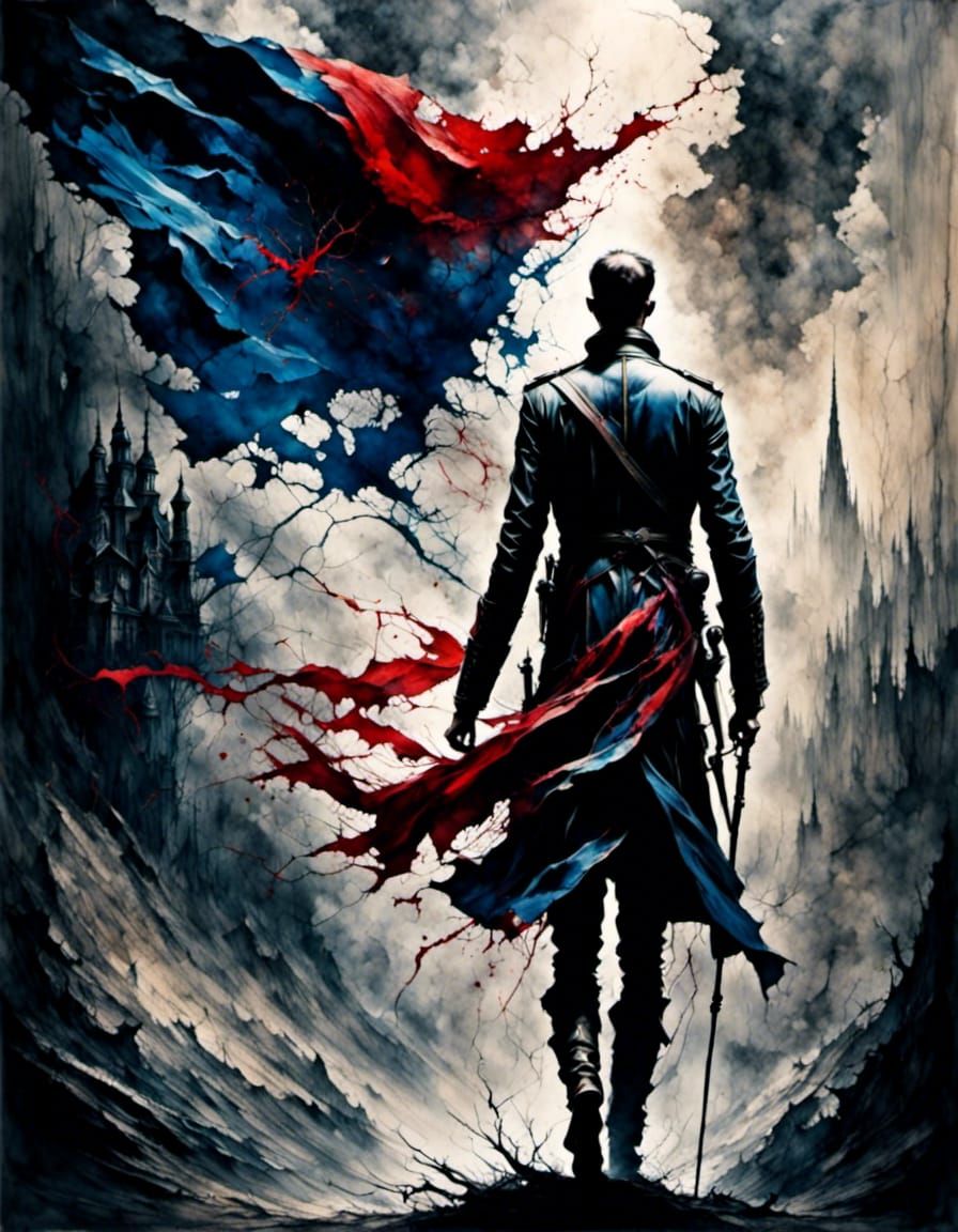 Abstract Dark Wood Textures with Splash Effects