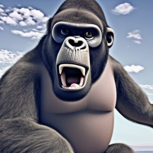 Giant Snake Eats King Kong