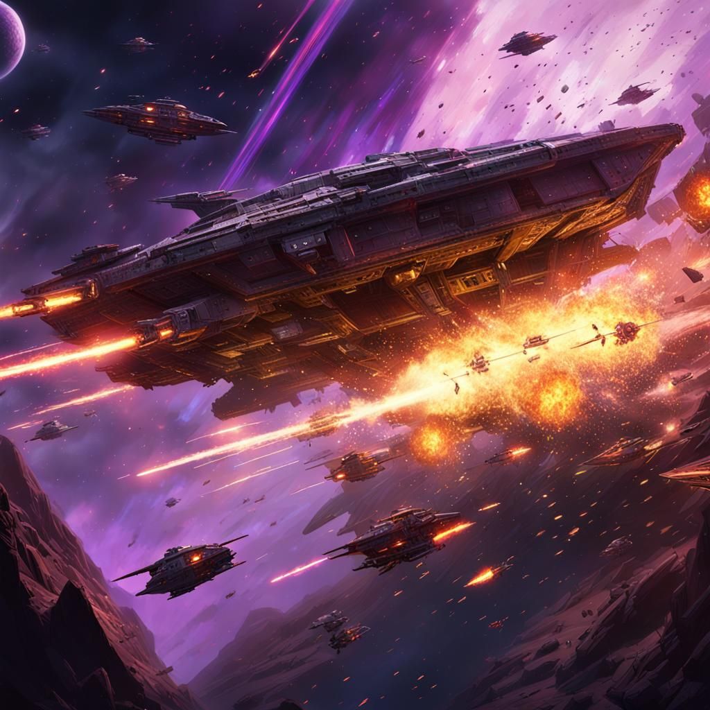 Epic Jedi vs Sith Starship Battle in 8K