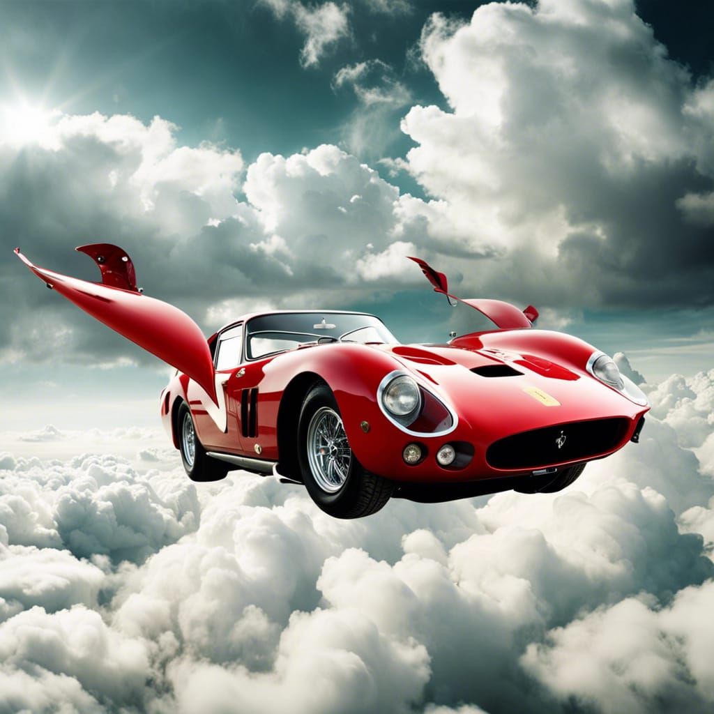 Ferrari 250 GTO flying car
