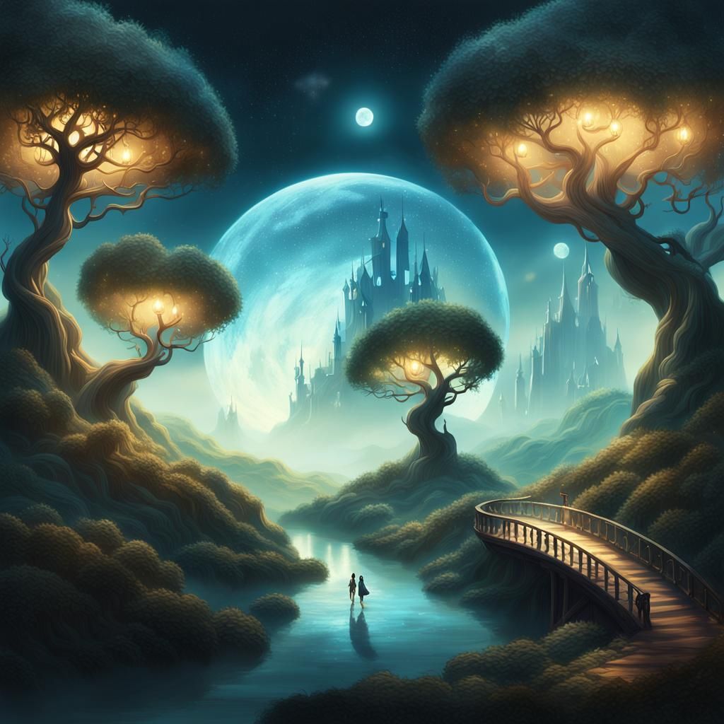 Fantastical Never-Never Land Concept Art