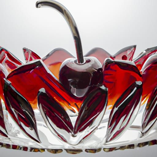 Cherry Pie: A Glass Sculpture Masterpiece