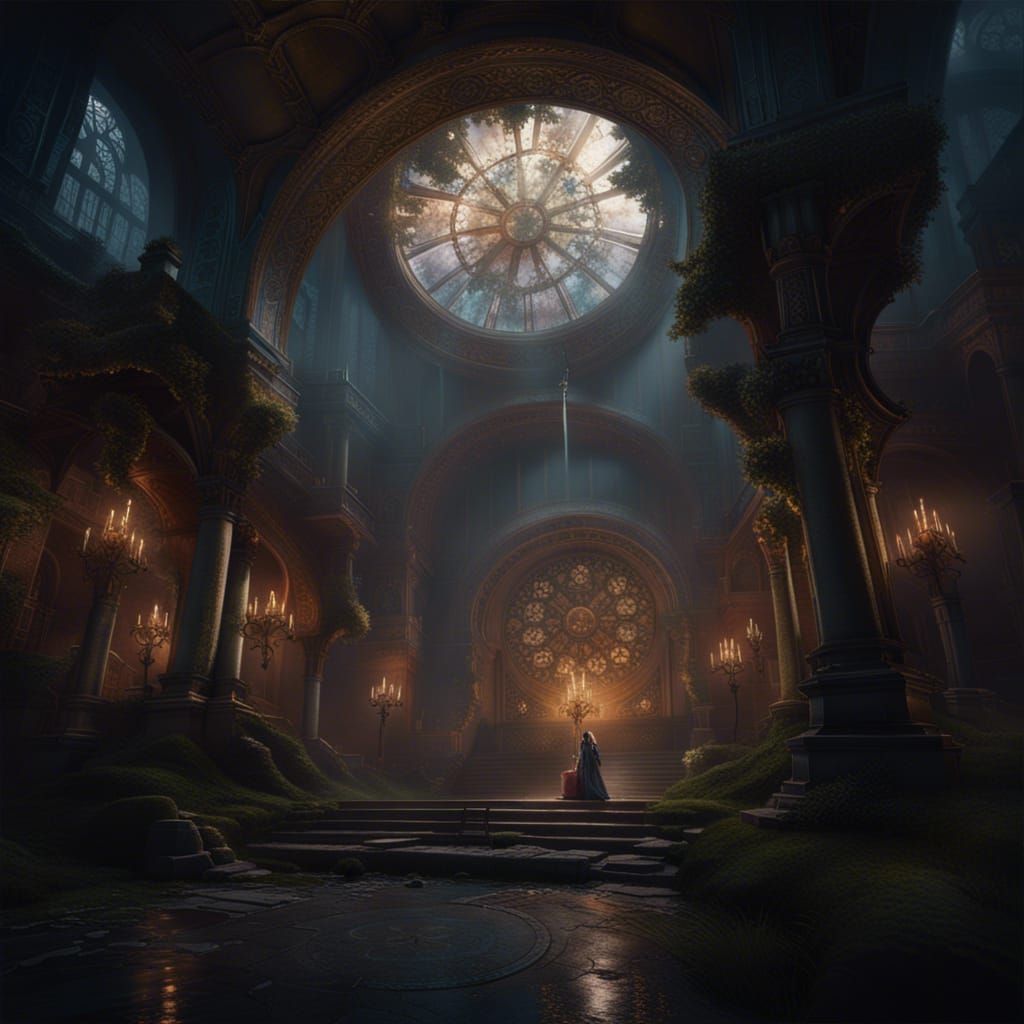 Dark Fantasy Mists of Time Concept Art