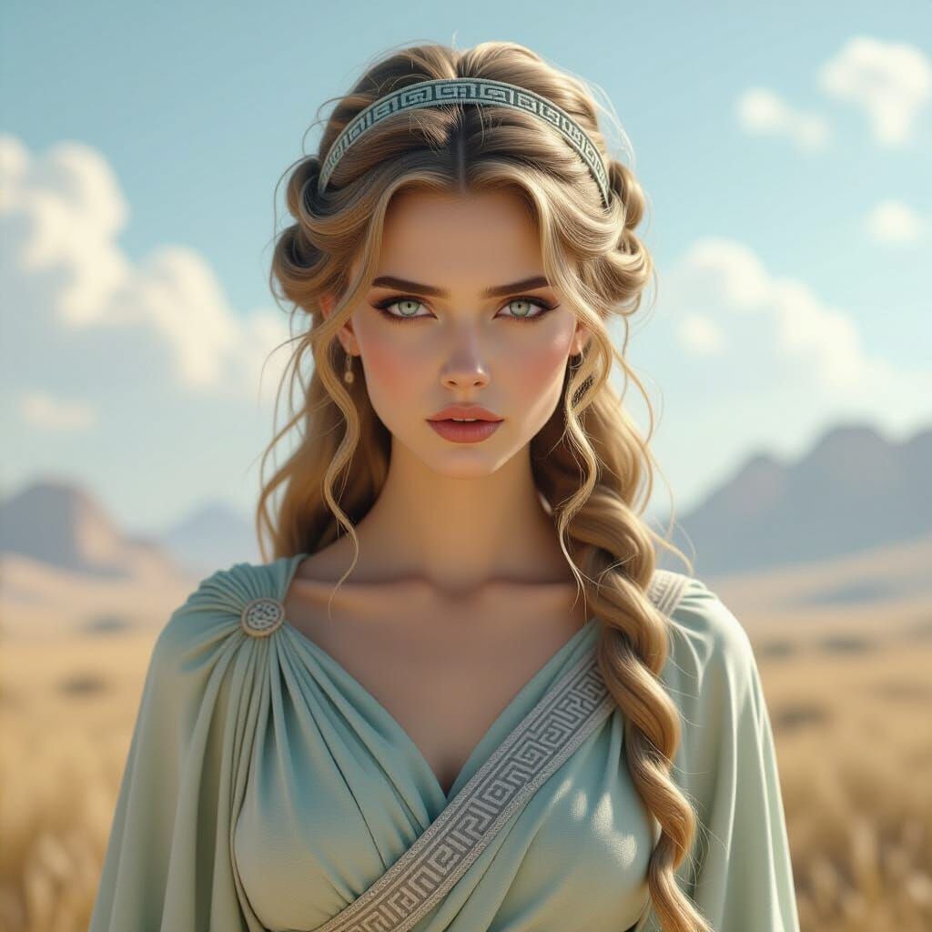 Achlys: Greek Goddess of Misery in Digital Art