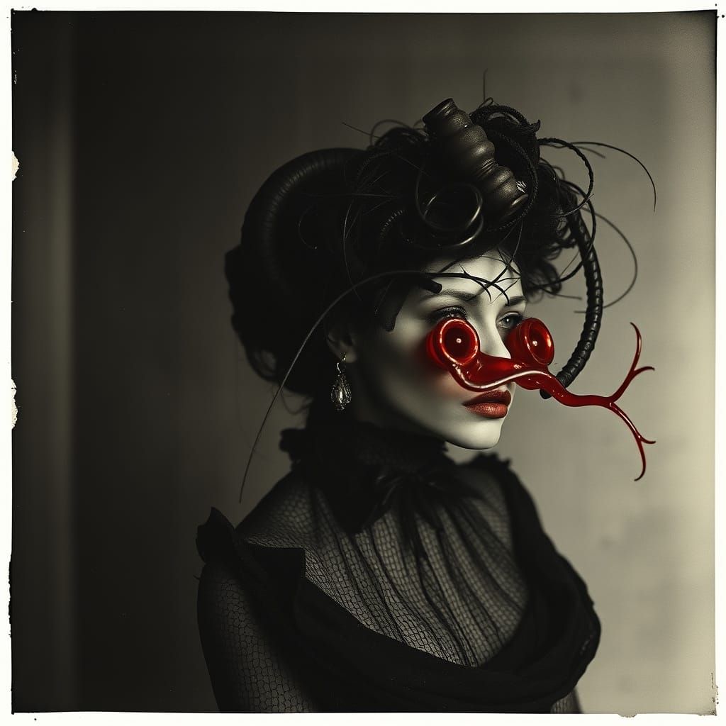 Eerie Haute Couture Fashion Editorial