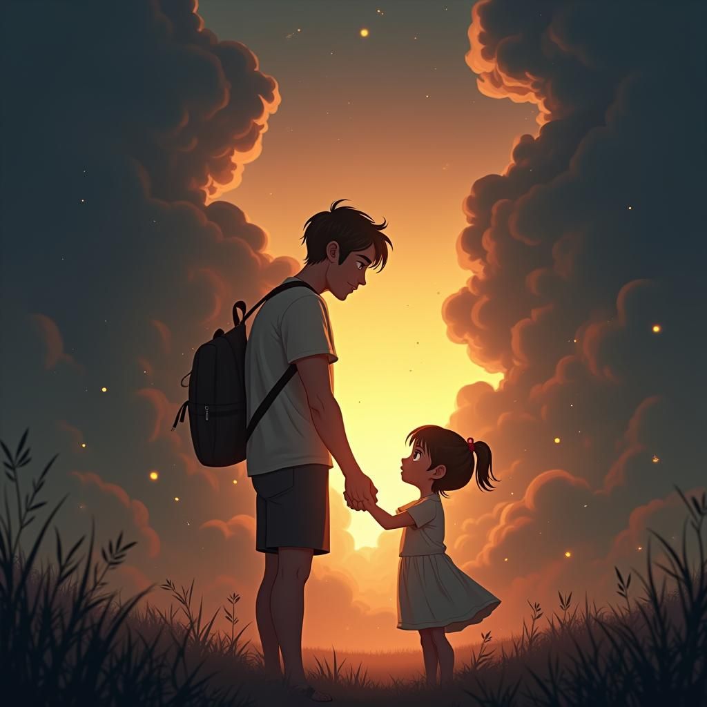 Father and Daughter: A 3D Anime Art NFT