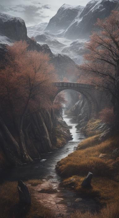 Enchanting Magical Landscape in Photorealistic Style