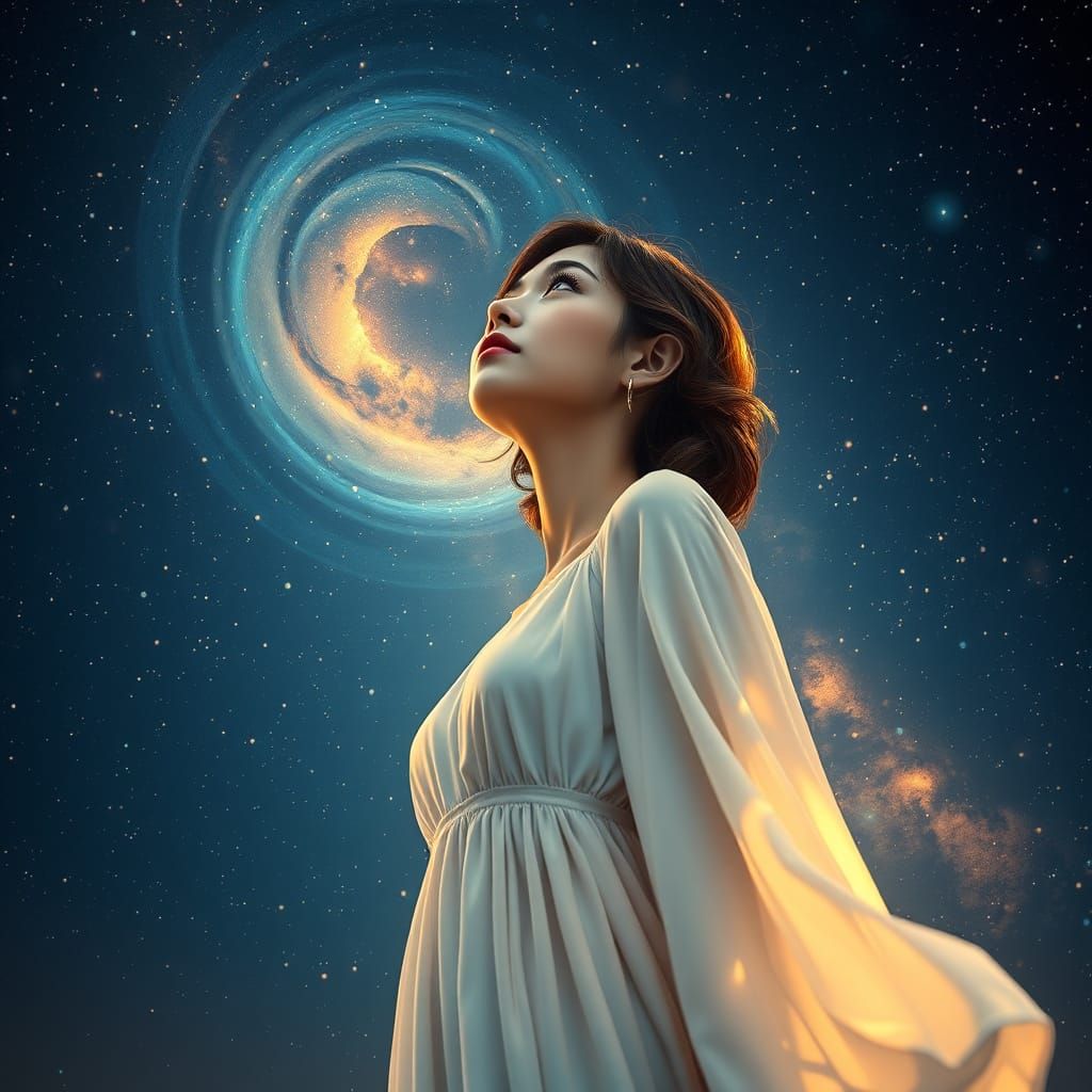 Starry Night Sky Captured in Ethereal Beauty