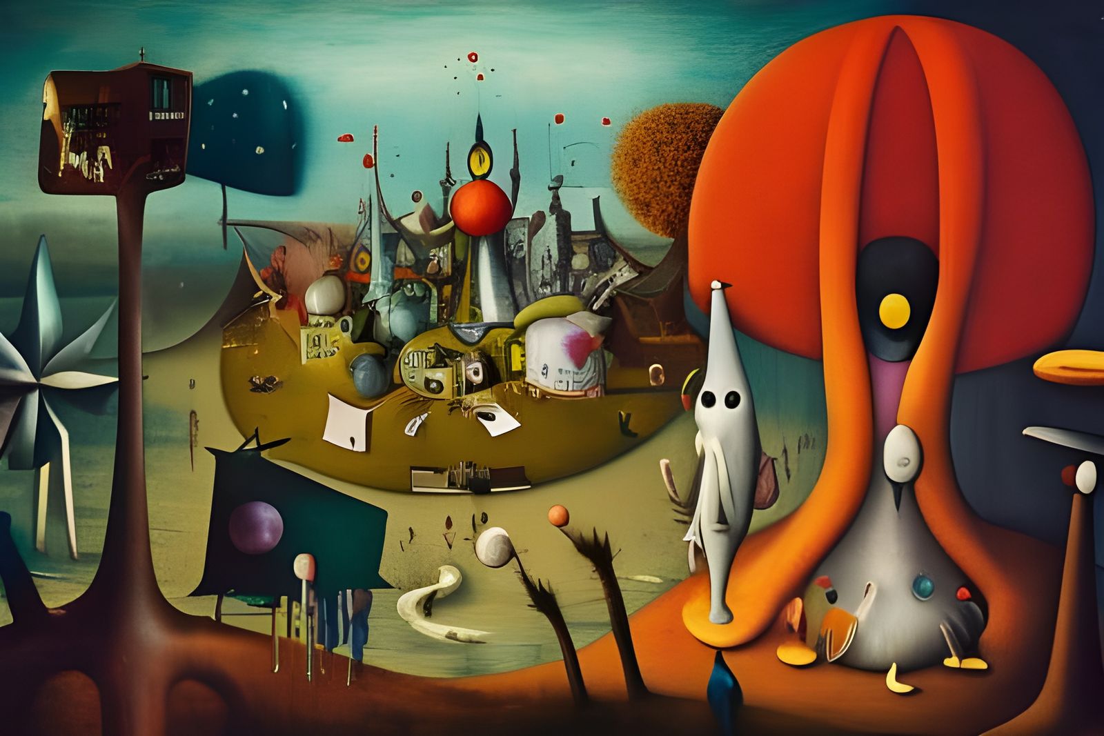 Joyful Nightmares Find Home: Surreal Folk Art