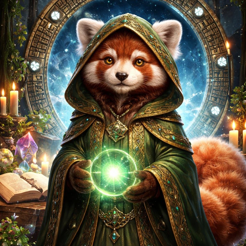 Stargate Ancients Wicca Red Panda
