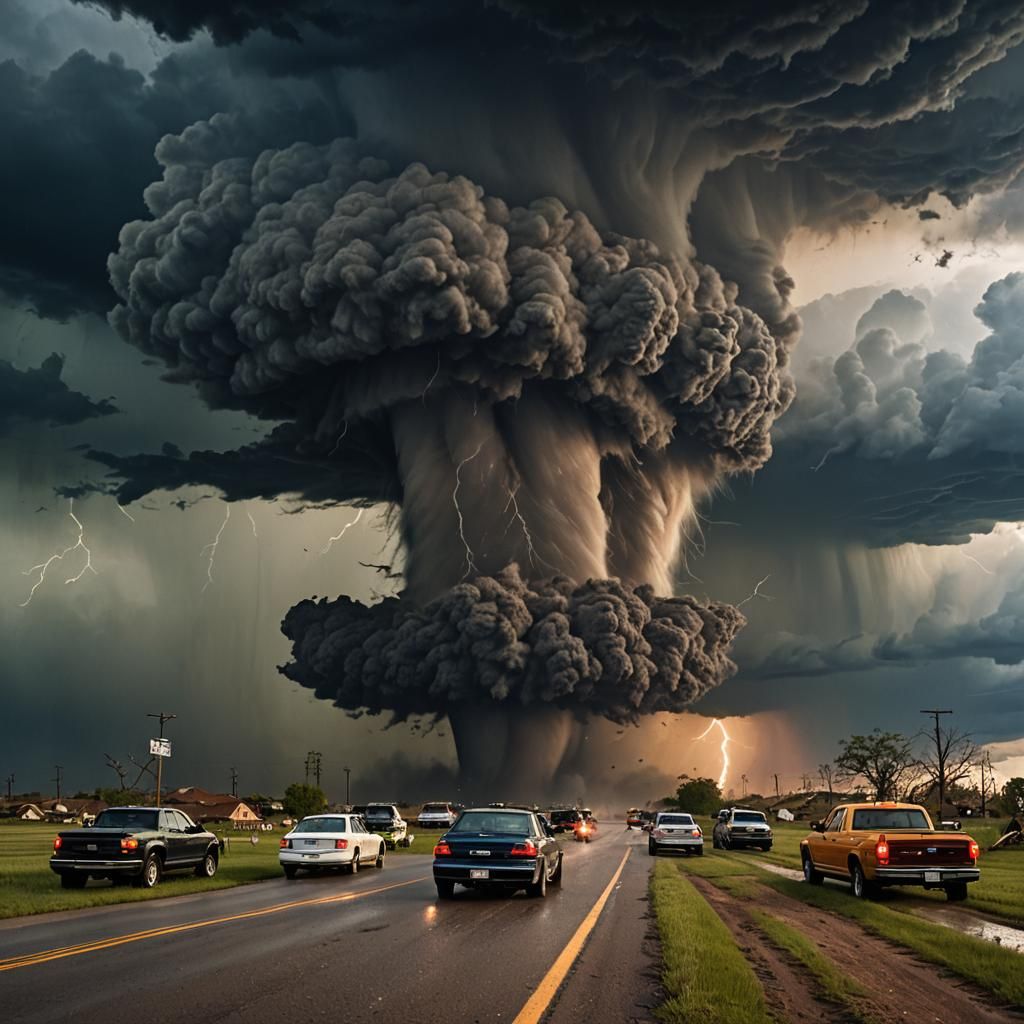 Dramatic Tornado Stormscape in Unreal Engine 5