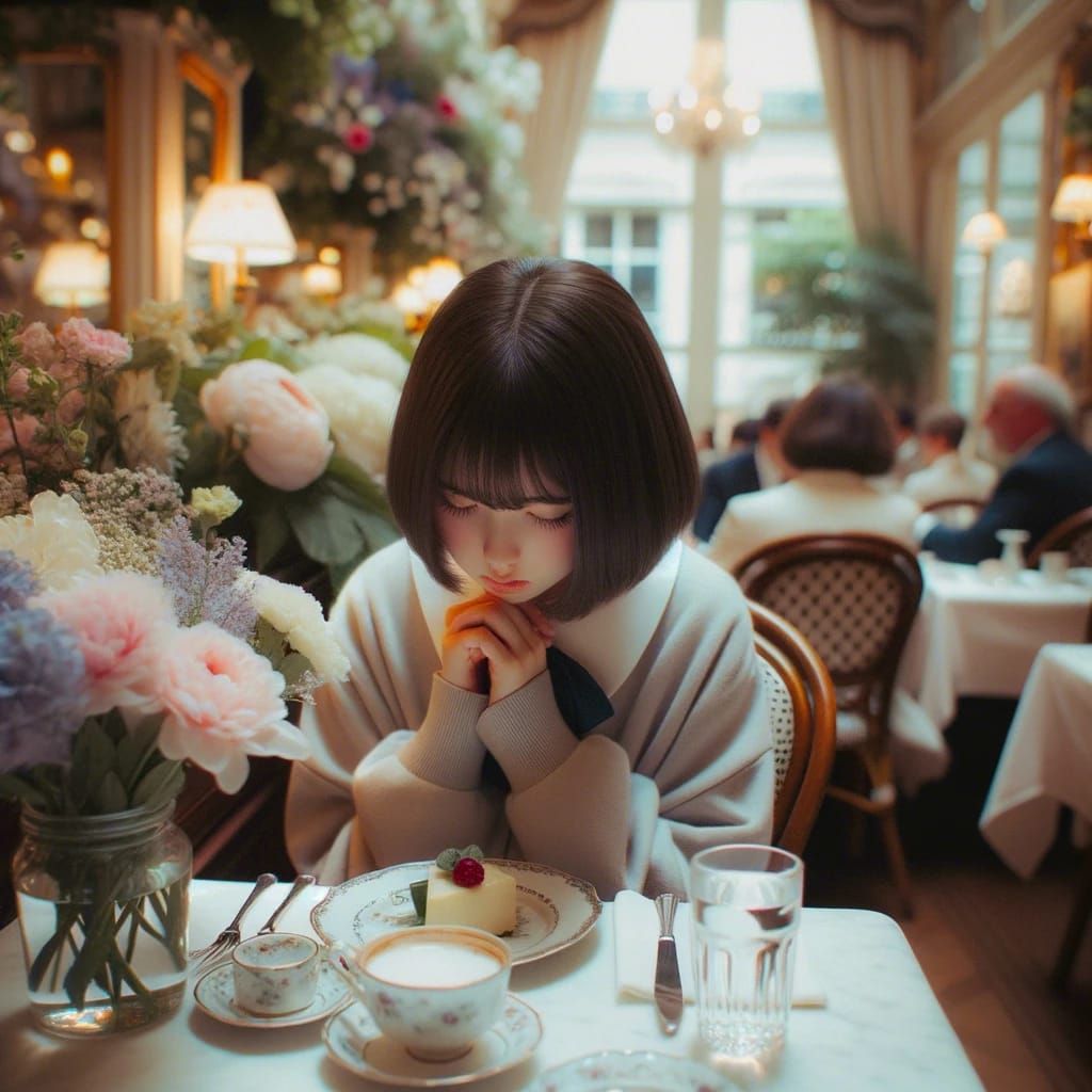 AI Generated Cafe Scene