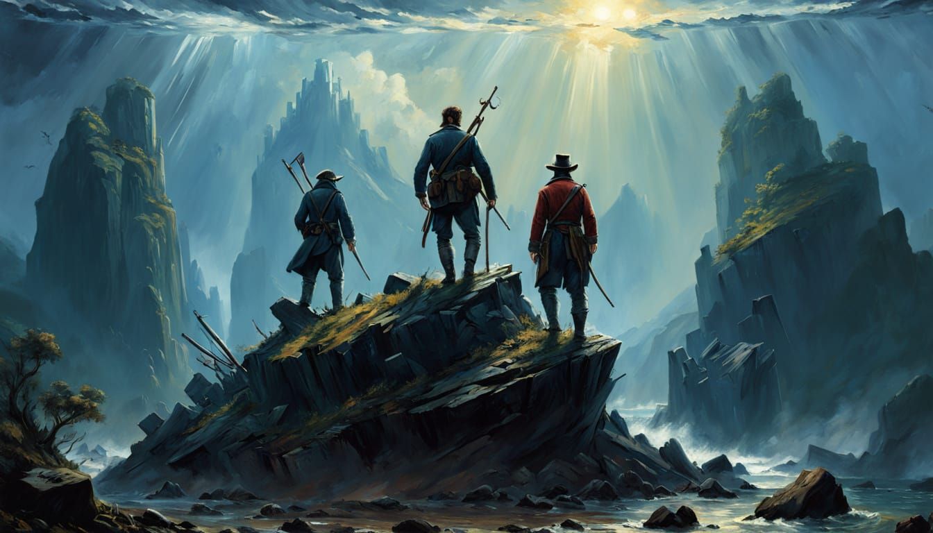 Hyperrealistic Landscape with Deep Colors