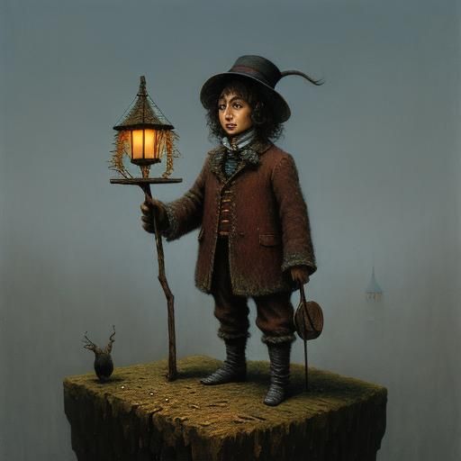 A Haunting Portrait of Tiny Tim by a Polish Master