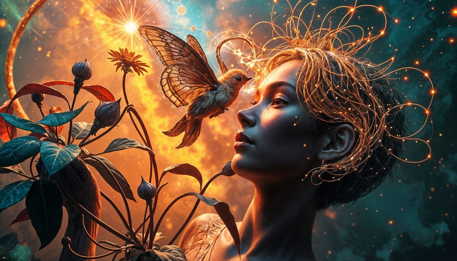 plants act like antennas and they connect as well with the u...