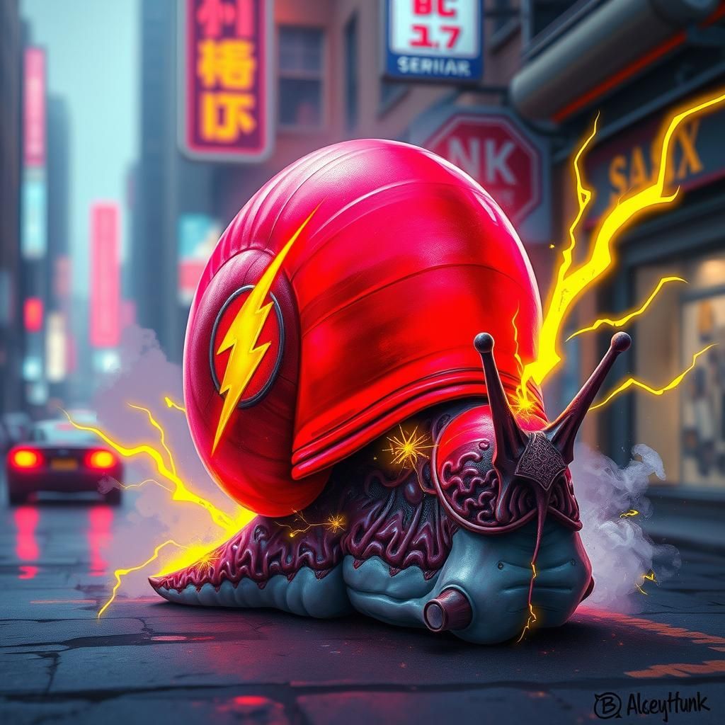 Introducing: Glig Ninth, the fastest snail alive.