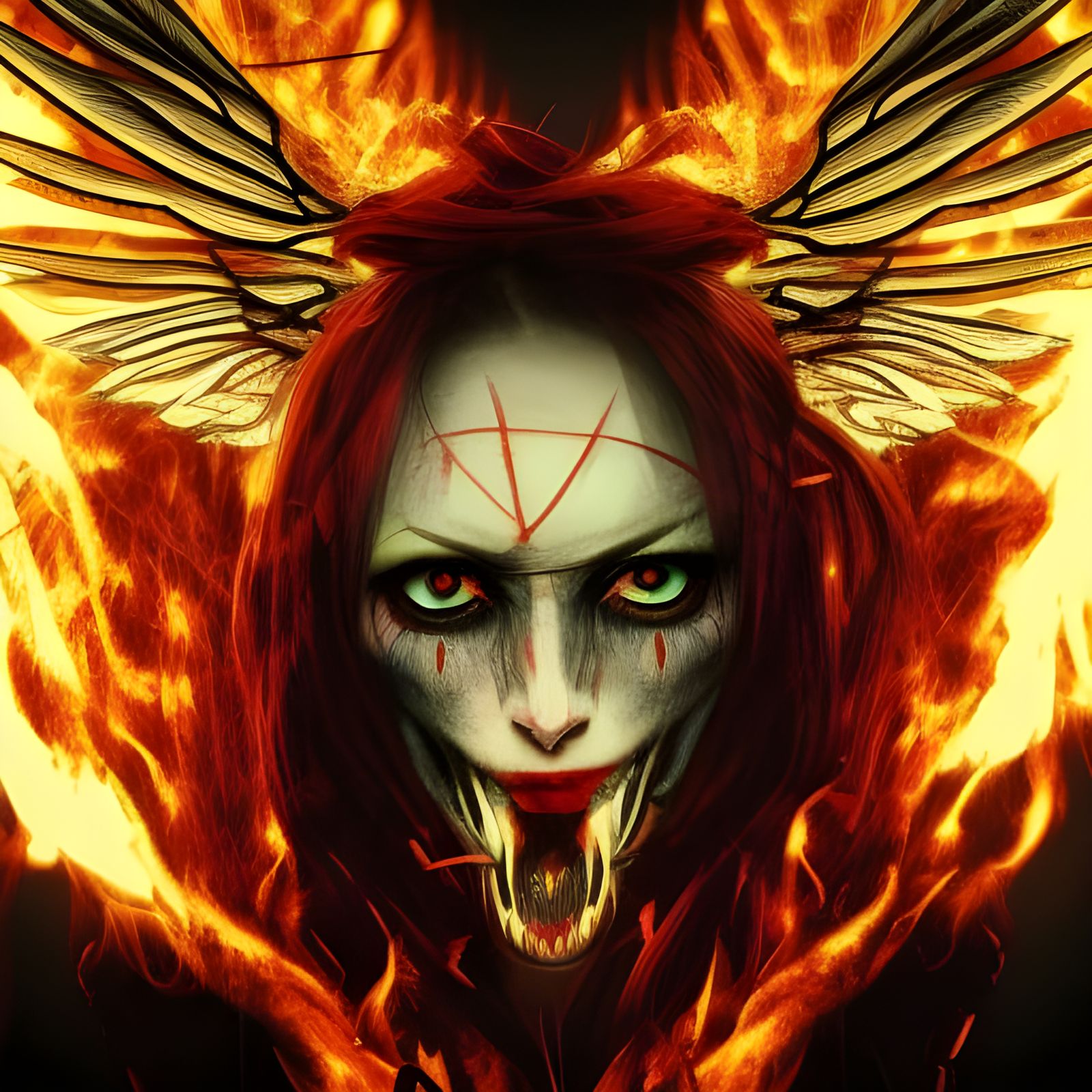 My, my, those eyes like fire
I'm a winged insect, you're a f...