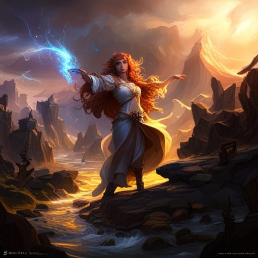 Magic Dark Fantasy Concept Art in 8K
