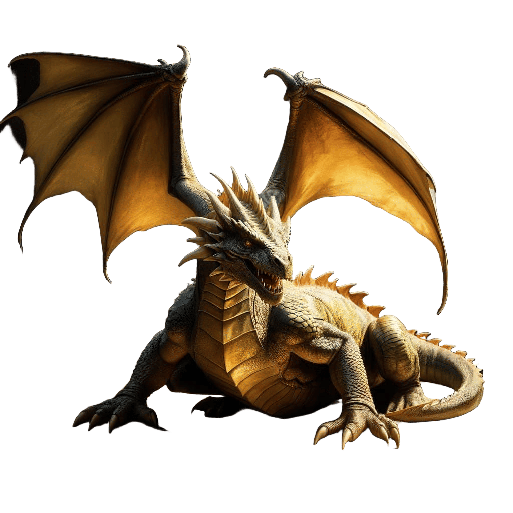 Dragon and Human Friendship in a Heartwarming Oil Painting