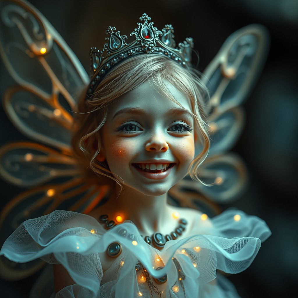 Ethereal Tooth Fairy in Hyperrealistic Style