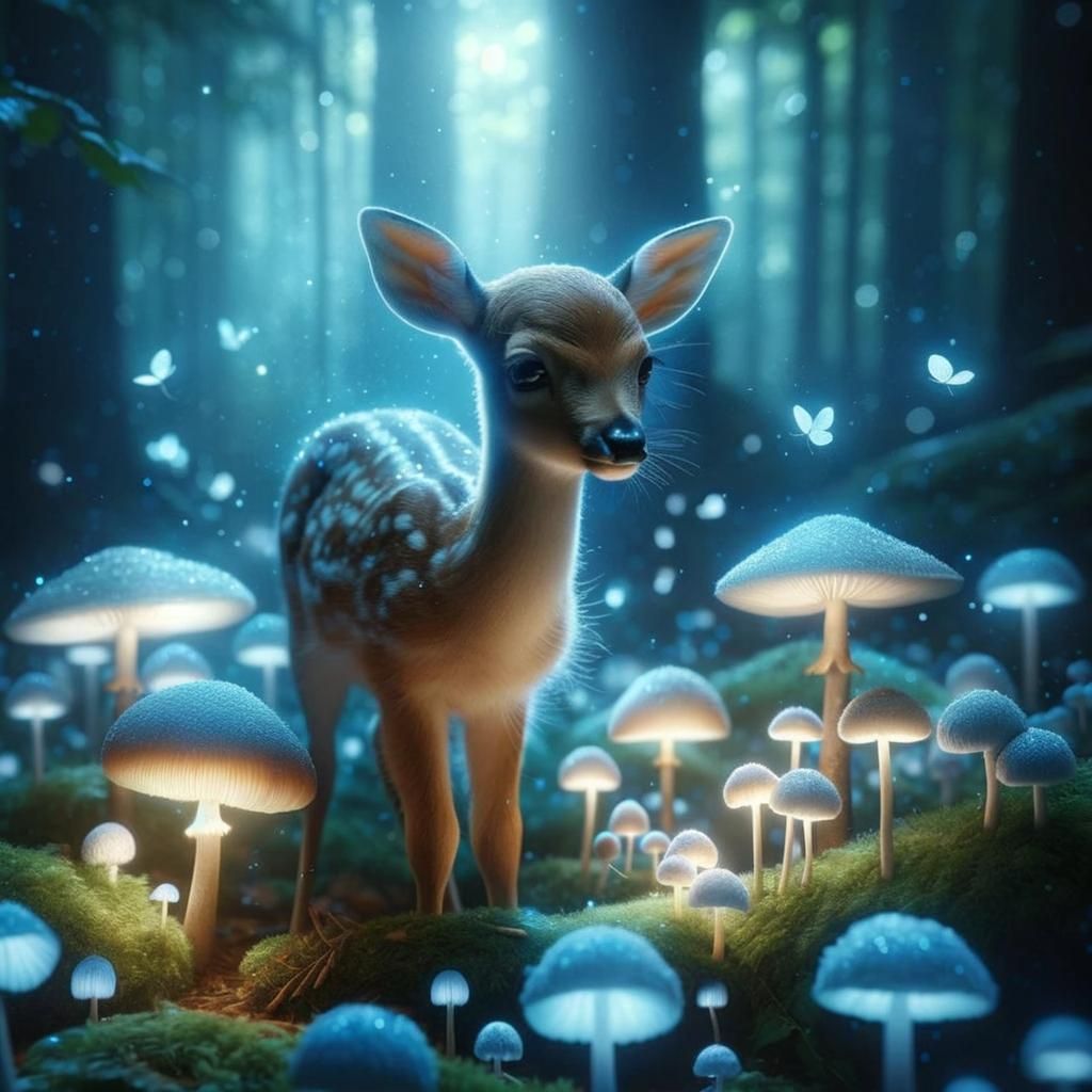 AI Generated Image of a Deer