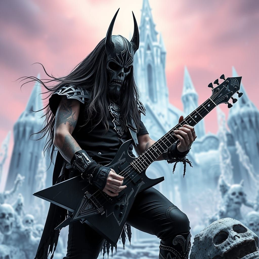 Black Metal Legend Abbath Shreds BC Rich Warlock in Frozen C...