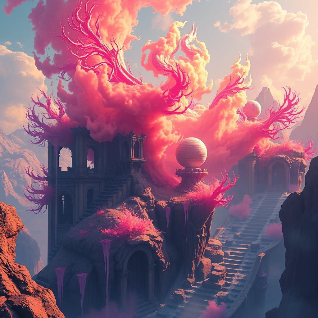 Vibrant Fantasy Realm Unfolds