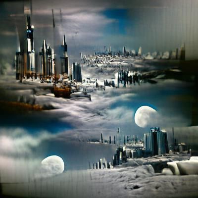 Epic Lunar City: A Digital Matte Painting